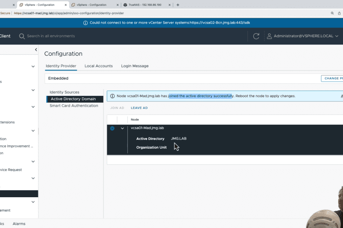 VMware Certified Professional Data Center Virtualization (VCP-DCV): ¿Cómo añadir un Identity Source al vCenter Server?